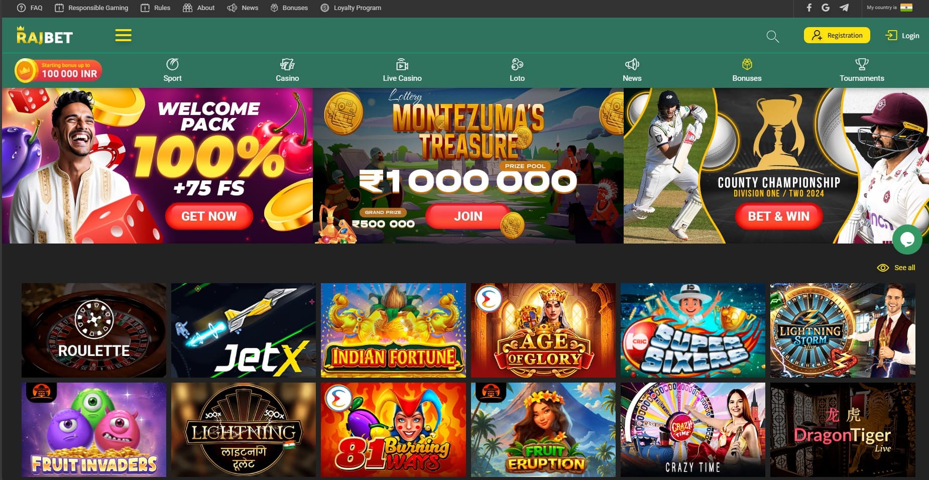 Rajabets casino